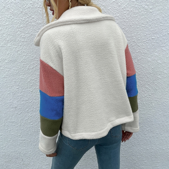 Nova Color Block Jacket - Green - Picture 2 of 3